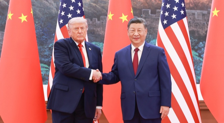 习近平同美国总统特朗普会谈